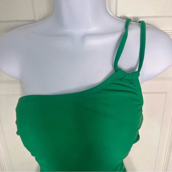 Cupshe Forest Green Lace Up Tummy Contouring Swimsuit Size Medium - Picture 4 of 13